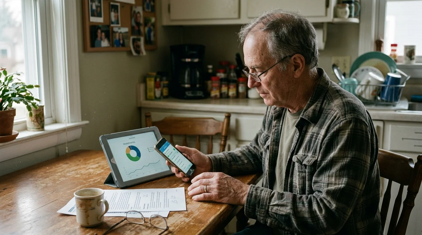 Editorial photograph illustrating: Comparing the Top Retiree Health and Money Tracking Tools